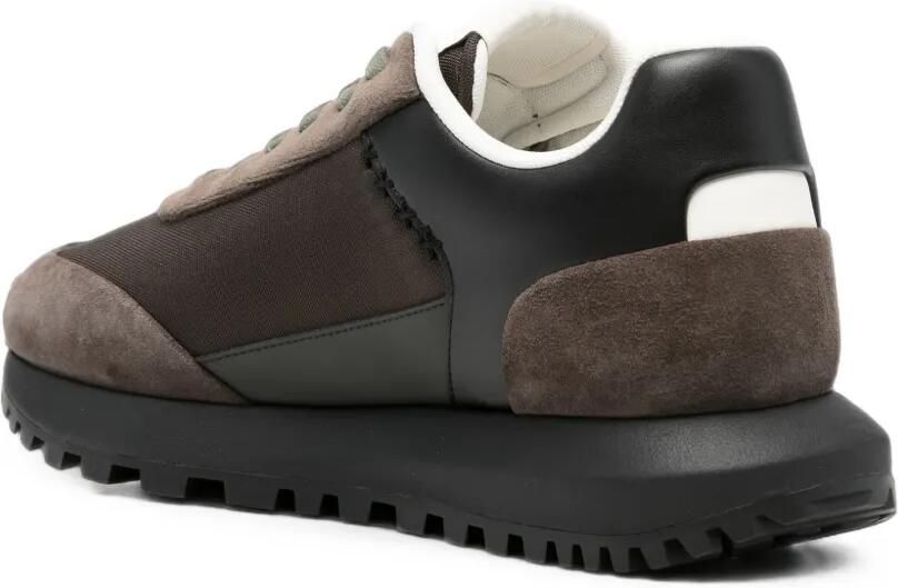 Emporio Armani Sneakers met suède vlakken Bruin - Foto 2