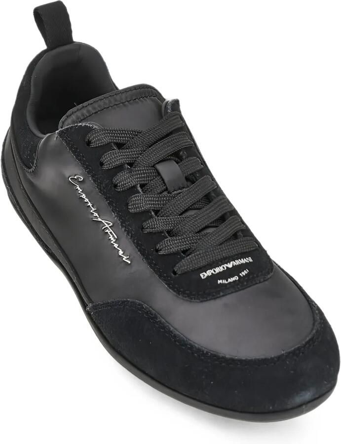 Emporio Armani Sneakers met vlakken en logoprint Zwart - Foto 2