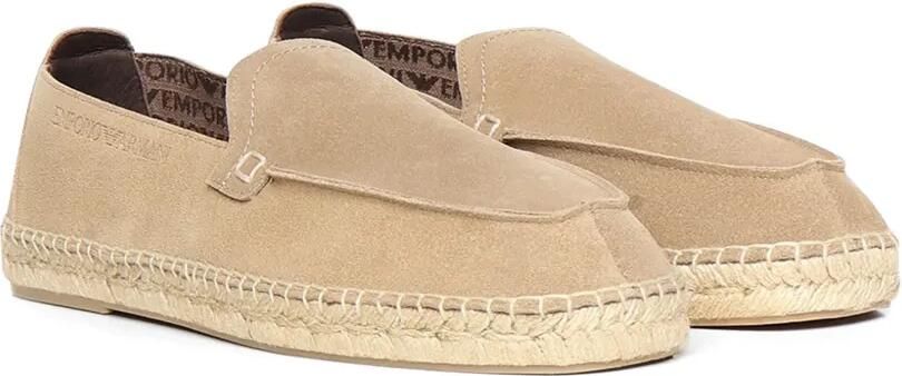 Emporio Armani Suède espadrilles Beige - Foto 3