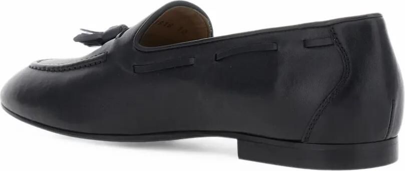 Emporio Armani tassel leather loafers Zwart - Foto 2
