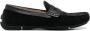 Emporio Armani Loafers met logo Zwart - Thumbnail 1