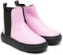 Emporio Ar i Kids Enkellaarzen met vlakken Roze - Thumbnail 1