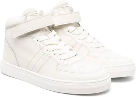 Emporio Ar i Kids Leren sneakers Wit