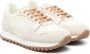 Emporio Ar i Kids Sneakers met logopatch Beige - Thumbnail 1