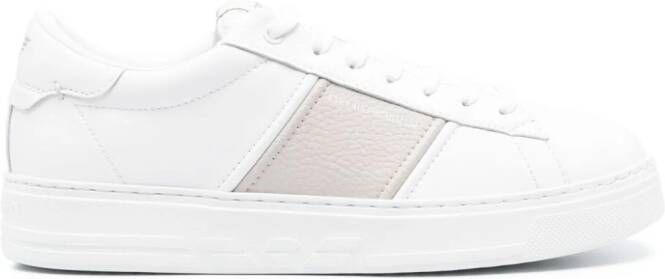 Emporio Armani Leren sneakers Wit