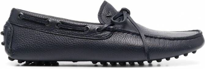 Emporio Armani Loafers met strikdetail Blauw