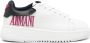 Emporio Armani Leren sneakers met logoplakkaat Wit - Thumbnail 1