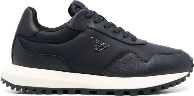 Emporio Armani Sneakers met vlakken Blauw