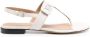 Emporio Armani Sandalen met logoplakkaat Beige - Thumbnail 1