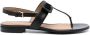 Emporio Armani Sandalen met logoplakkaat Zwart - Thumbnail 1