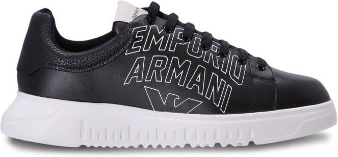 Emporio Armani Low-top sneakers Zwart