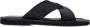 Emporio Armani Leren sandalen met logoband Zwart - Thumbnail 1