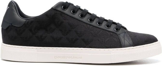 Emporio Armani Low-top sneakers Blauw