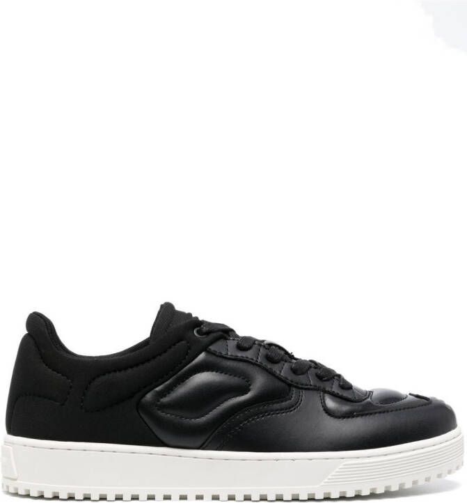 Emporio Armani Gewatteerde sneakers Zwart