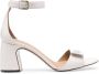 Emporio Armani Sandalen met logoplakkaat Beige - Thumbnail 1