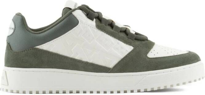 Emporio Armani Sneakers verfraaid met logo Groen