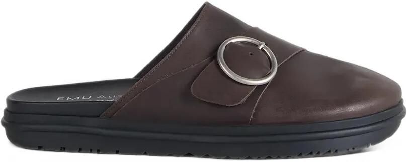 EMU AUSTRALIA Amber 2.0 muiltjes met gespdetail Bruin