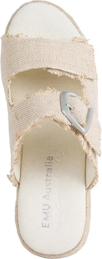 EMU AUSTRALIA Ayers sandalen met gespsluiting en franje Beige - Foto 3