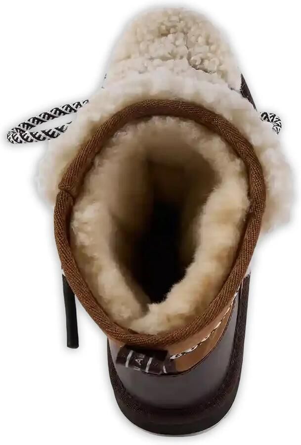 EMU AUSTRALIA Blured laarzen met teddytextuur Bruin - Foto 4