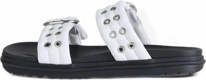 EMU AUSTRALIA Bondi Buckle 2.0 slippers verfraaid met ringlets Wit - Foto 5