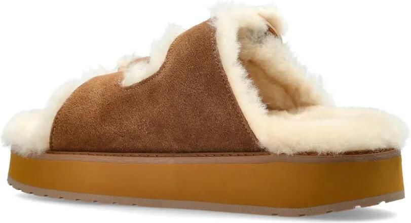 EMU AUSTRALIA Cabello sandalen met plateauzool en lammy afwerking Bruin - Foto 3