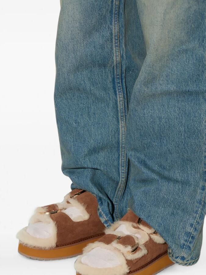 EMU AUSTRALIA Cabello sandalen met plateauzool en lammy afwerking Bruin - Foto 2