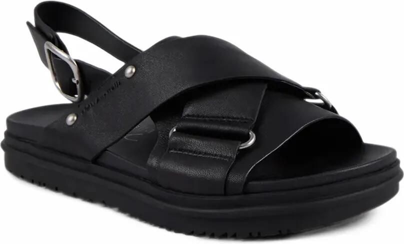 EMU AUSTRALIA Faye platte sandalen Zwart - Foto 2