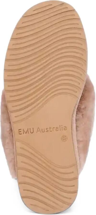 EMU AUSTRALIA Jolie shearling-trim slippers Beige - Foto 4