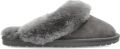 EMU AUSTRALIA Jolie slippers met afwerking van bont Grijs - Grijs