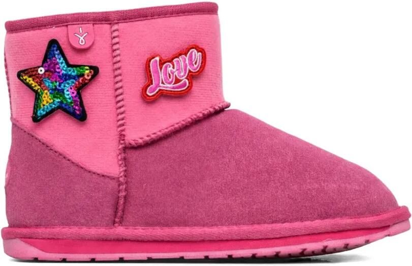 EMU AUSTRALIA Laarzen met patch Roze
