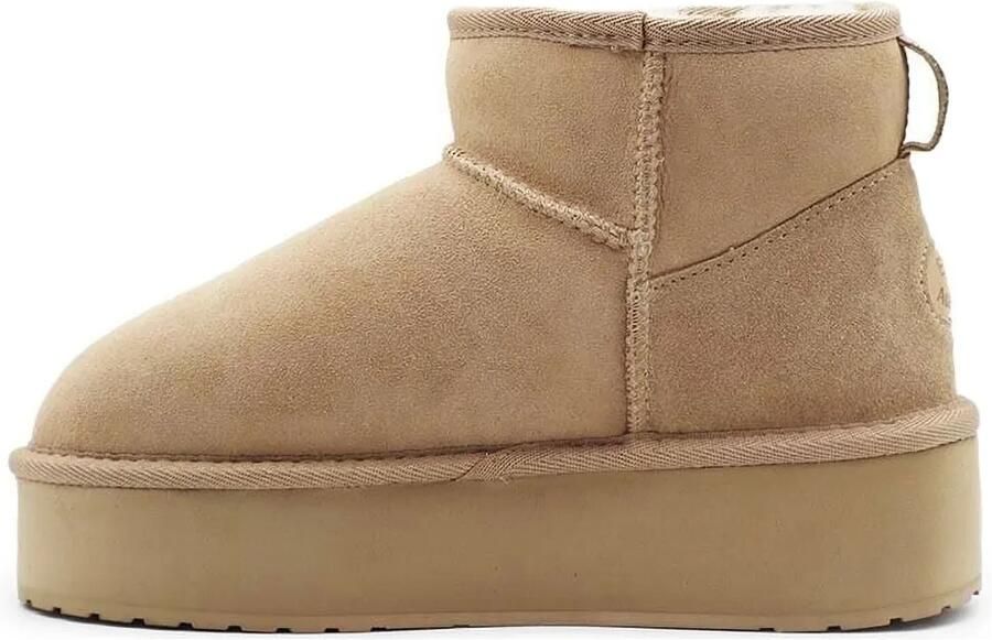 EMU AUSTRALIA Laarzen met plateauzool Beige