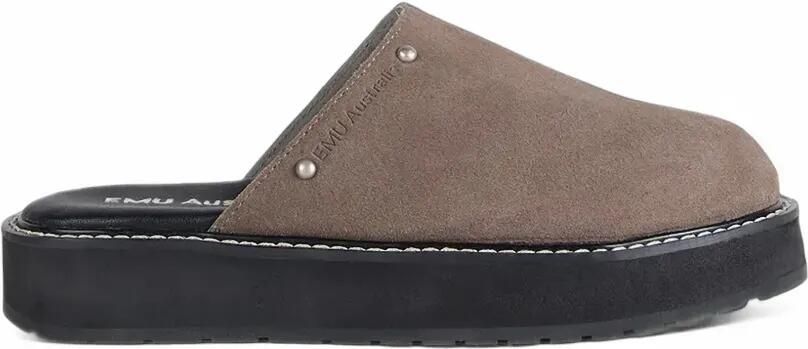 EMU AUSTRALIA Maroo muiltjes met plateauzool en studs Bruin