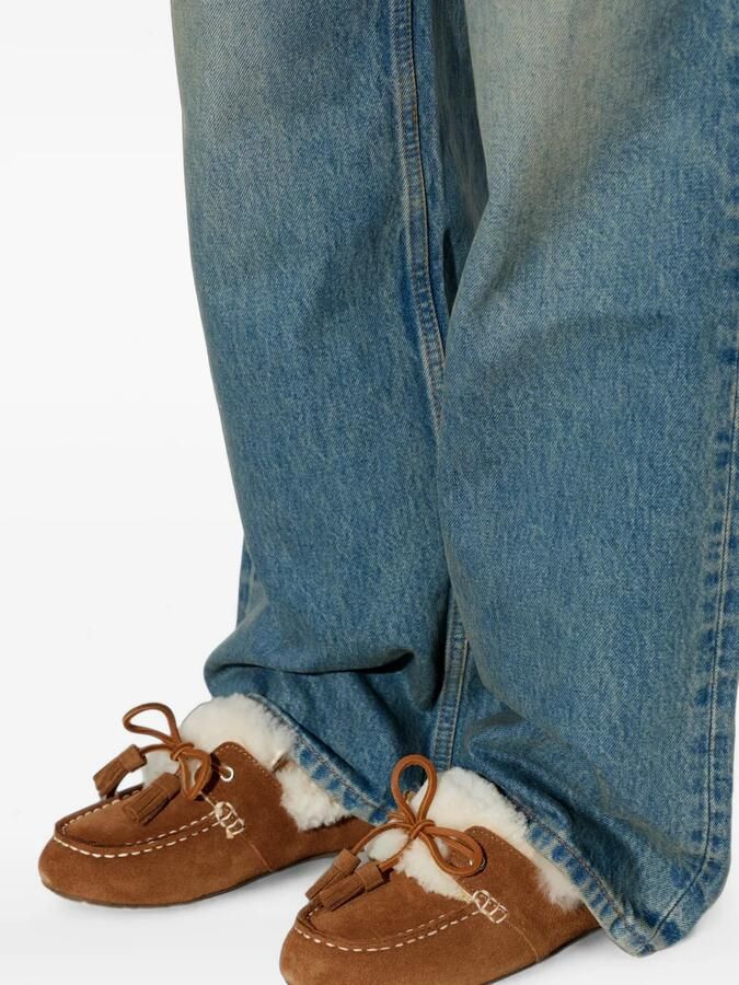 EMU AUSTRALIA Martina loafers met lammy voering Bruin - Foto 2