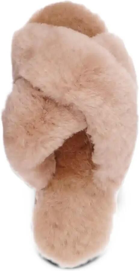 EMU AUSTRALIA Mayberry crossover sheepskin slippers Beige - Foto 3