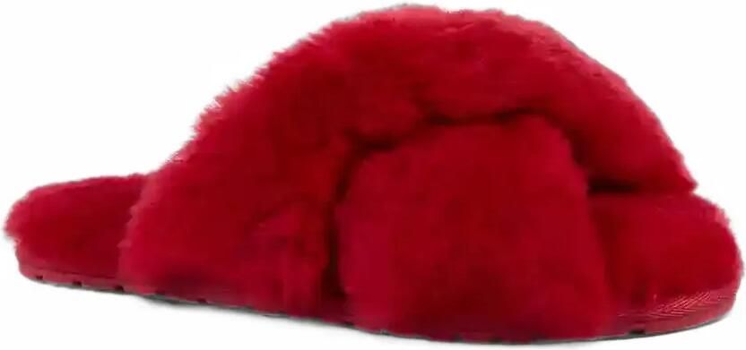 EMU AUSTRALIA Mayberry crossover sheepskin slippers Rood - Foto 5