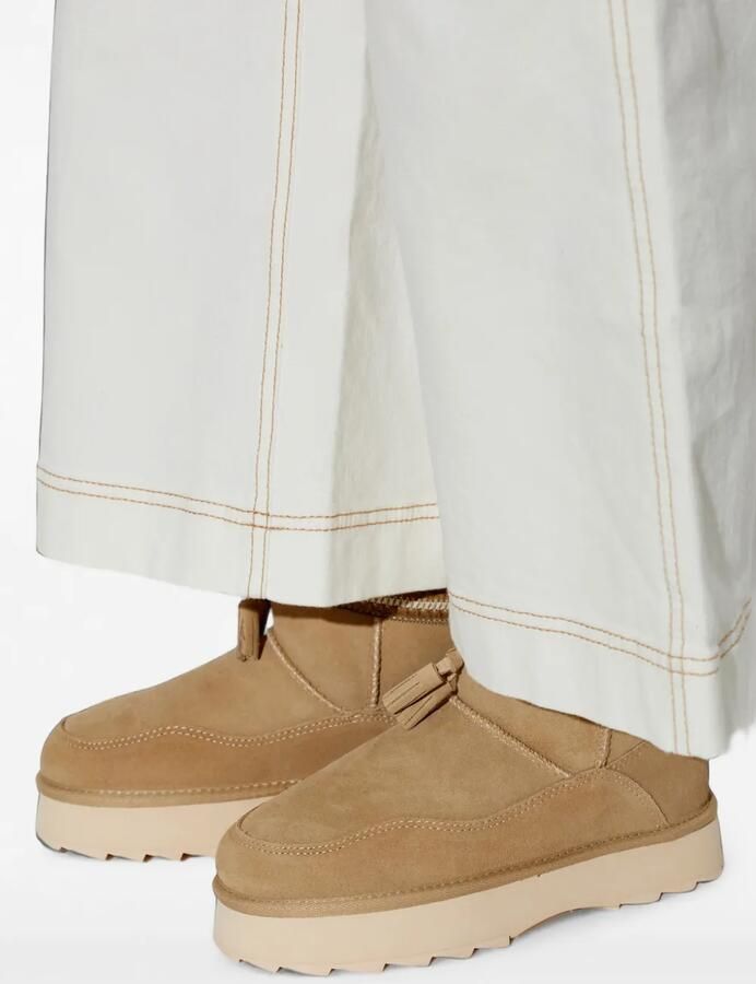 EMU AUSTRALIA Mim enkellaarzen met plateauzool Beige - Foto 3