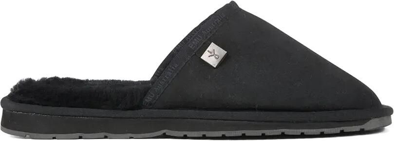 EMU AUSTRALIA Platinum Yamba slippers met lammy voering en logo-plakkaat Zwart