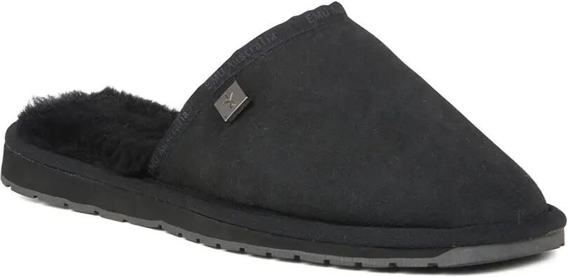 EMU AUSTRALIA Platinum Yamba slippers met lammy voering en logo-plakkaat Zwart - Foto 4