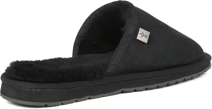 EMU AUSTRALIA Platinum Yamba slippers met lammy voering en logo-plakkaat Zwart - Foto 2