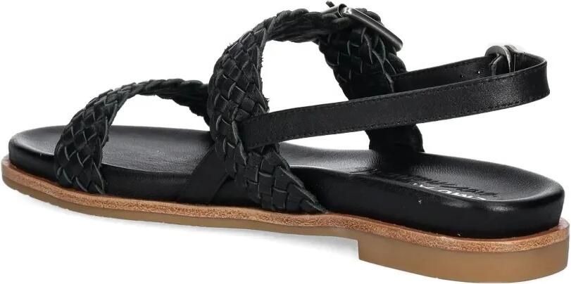 EMU AUSTRALIA Sandalen met gevlochten leren gesp Zwart