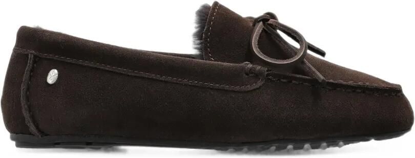 EMU AUSTRALIA Sandrine ballerina's met lammy voering Bruin