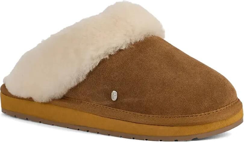 EMU AUSTRALIA Slippers met lammy afwerking Bruin - Foto 3