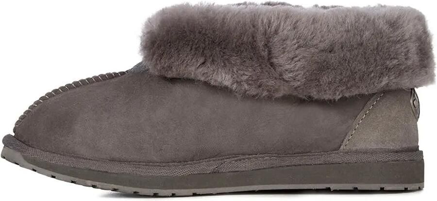 EMU AUSTRALIA Suède gevoerde slippers Grijs