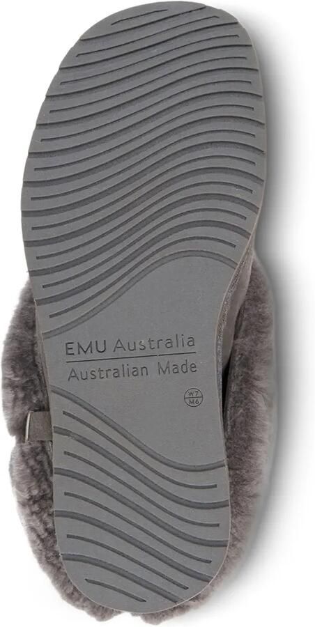 EMU AUSTRALIA Suède gevoerde slippers Grijs - Foto 3