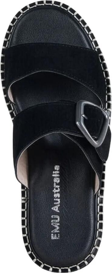 EMU AUSTRALIA Suède slippers Zwart - Foto 4