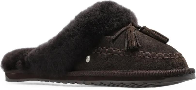 EMU AUSTRALIA Tahnee slippers met kwastdetail Bruin - Foto 5