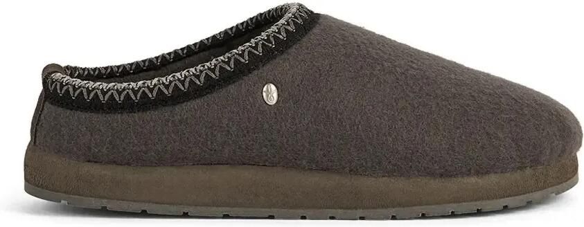 EMU AUSTRALIA Tay Felt Comfort slippers met geborduurde afwerking Grijs - Foto 5