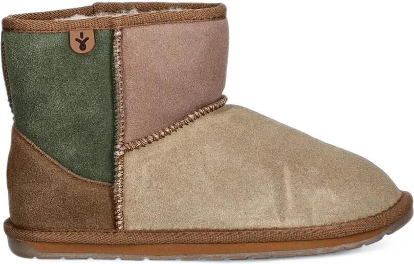 EMU AUSTRALIA Wallaby Mini Patchwork suède enkellaarzen Bruin - Foto 3
