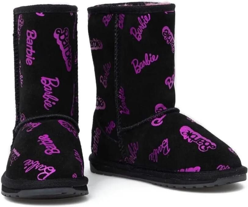 Emu Kids Barbie laarzen met logo Zwart