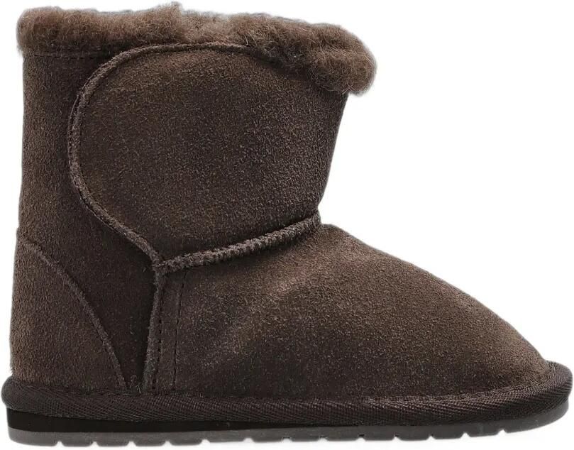 Emu Kids Toddle snowboots met schapenvacht voering Bruin
